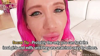 Ava Stone - Tattooed Pink Haired Bombshell