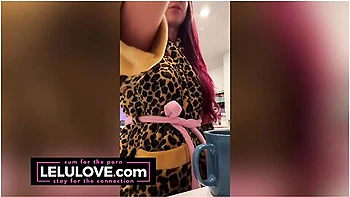 Lelu Love In Big Tits Babe Shares Behind Cumshot & Pussy Closeups & Gentle Femdom Joi