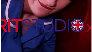 Petite Redhead Nurse Gets Her Tight Little Pussy Gets Eaten Before Sucking Her Patients Hard Cock