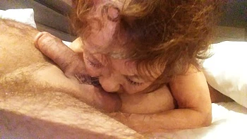 Japanese Cock Sucking Granny Loves Big White American Cock