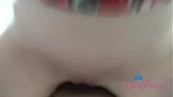 Fucking a cute redhead with BRACES and tiny tits doggystyle (Scarlet Skies) Amateur POV