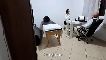 A Milf Gets Fingered By The Proctologist During An Anal Exam