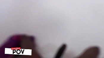 I Love This Dick Cums On Foot-long Black Cock In Pov With Isiah Maxwell And Aletta Ocean