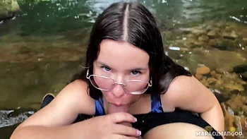 Date In Magical And Distant Place With Adventurer Ends In Outdoor Sex