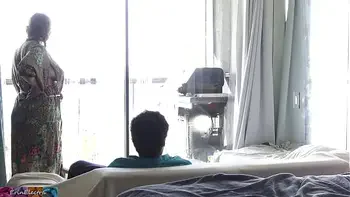 Home alone with stepmom