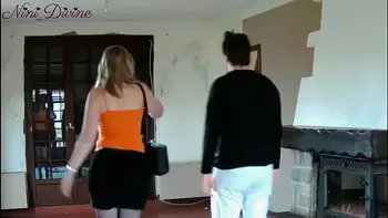 A young woman real estate agent gets her big ass fucked to sell her house!