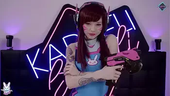 D.VA loves a dick in her tight ass. Karneli Bandi