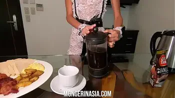 Beautiful Filipino Maid Inseminated At Work