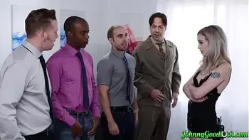 JOHNNYGOODLUCK Naughty Lexi Lore Double Penetrated In Group