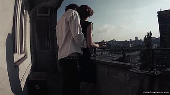 Eva Fucked Out On The Balcony - Eva Fucked Out On The Balcony