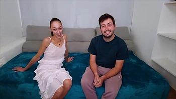 Three is better for Marina, 20 years old! - Jacquie et Michel TV