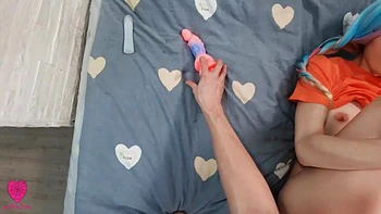 Athletic E-girl Wanted To Be Fucked Hard And Her Wish Came True With A Monster Dildo And A Real Cock