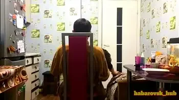 Husband left, wife fucked a friend