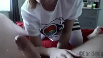 Seductive Step Sister Fucks Step Brother in Thigh-High Socks Preview - Dahlia Red / Emma Johnson