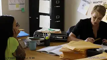 Busty lesbians having sex in the police station - Ryan Keely, Payton Preslee