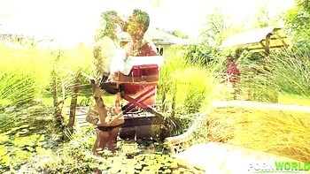 A Milf's Wet Dream - Stud Blows Cum All Over Her Pussy