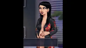 Summertime Saga[0.20.8] | Horny Asian wife with a sexy big ass cheats on her cuckold husband and gets impregnated with a creampie by a big cock | My sexiest gameplay moments | Part #42