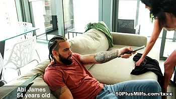 She once gave a blow job on a ride at EPCOT. Now she's fucking a young dude for all of us to see - Abi James and James Angel - I Boned Your Mom