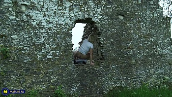 Compilation Of Mature Molly Maracas Pissing Outdoor On The Beach, In The Shower And More