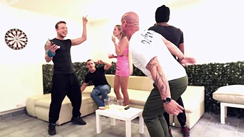 Hard fuck (2Hour Scene) No script Darts play With Florane Russell