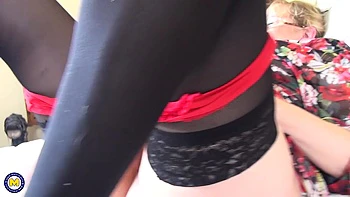 Busty Belgium Granny Wendy Was Feeling Super Horny Today