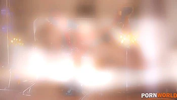 Oiling Sexy Tootsies - Hot Blonde in Nylon Pantyhose Masturbates