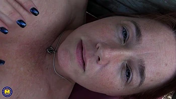 Horny American Wife Gypsy Leigh Plays with Herself Outside in a Public Park