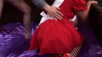 Paul Chaplin And Jasmine Black In Wanted To Role Play Today, So She Came Dressed Up As Her Favourite Doll