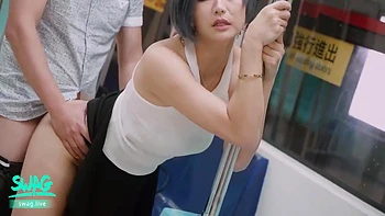 Slut Subway: Ol Gets Gangbanged And Creampied