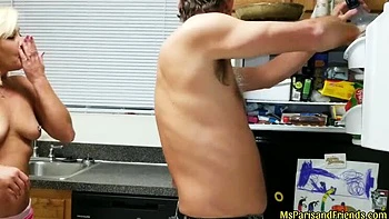 Horny Blonde MILF with Pierced Nipples Gets Pounded Doggystyle Outdoor - Blowjob, Facial, and Smoking Sex Roleplay