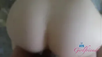 Super petite blonde (90lbs)  drilled POV  takes a creampie - Homemade Amateur Video / Minxx Marley