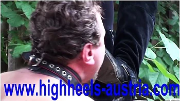 Dirty Boots Cleaning Outdoor