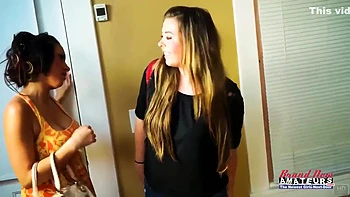 Charming Madelyn And Sofia Lick Their Wet Pussies And Tits!