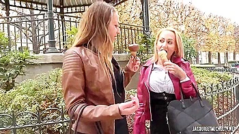 My Young Stepsisters Are Two Hot Bitches - Threesome With Cumshot