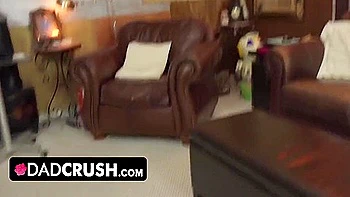 Sexy Brunette Chick Got Stuck In Window And Gets Some Push And Spank From Behind