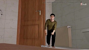 Savita Bhabhi Hot Desi MILF Caught Naked in Bathroom Fingering Pussy