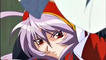 Weird anime storyline with angry busty teen slut