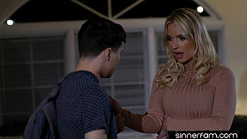 Horny big-titted cougar smashed