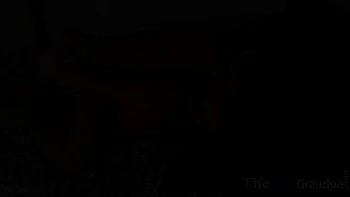 Lucky grandpa cockridden by classy partner