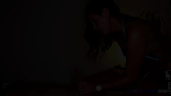 Naughty bigtitted bae sucking client