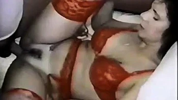 ANAL MILF IN RED STOCKINGS: Blowjob, Doggy  Missonary Porn