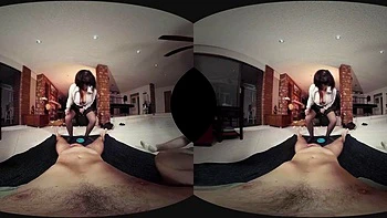 Larkin Love VR: Blowjob, Cowgirl  Big Tits Porn