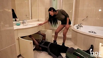 She needed some BBC pipe work: Blowjob, Doggy  Cowgirl Porn