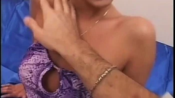 Blonde sweetie double penetrated and bukkake facialized