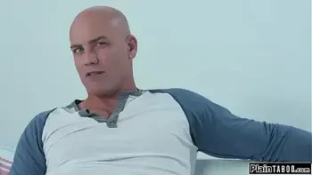 Stepdad fucks stepdaughters shaved pussy