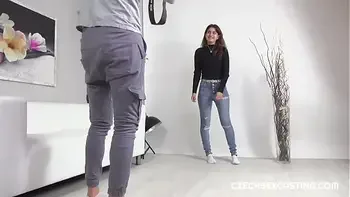 Pocket sized newbie shagged in casting