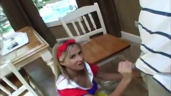 Rio boned in Snow White costume - hot ft. Hot Wife Rio: Blowjob, Big Tits  Handjob Porn