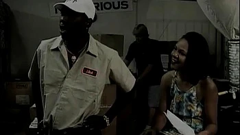 Horny brunette slut gets fucked by BBC