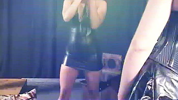 Tied up babe gets whipped and anally toyed by her mistress