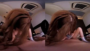 Short skirt cream pie: Doggy, Cowgirl  Missonary VR Porn